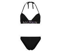 Bikini mit Logo-Verzieruung