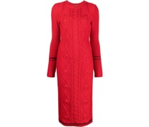 Kleid mit Zopfmuster