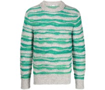 Pullover mit Wellenmuster