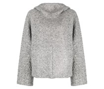 Hoodie aus Shearling