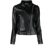Kiodoep faux-leather biker jacket