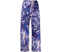 Cropped-Hose mit Print