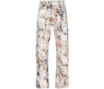 Jeans mit grafischem Print