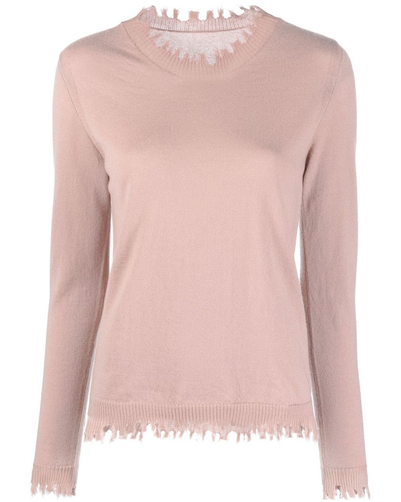 Uma Wang Damen Distressed-Pullover aus Kaschmir