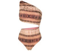 Badeanzug in Batikoptik