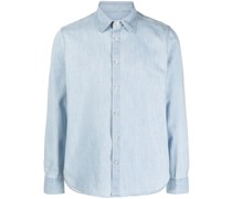 Langärmeliges Jeanshemd