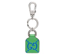 GG leather tag keyring