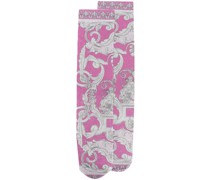 Socken mit Barock-Print