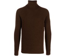 Gerippter Rollkragenpullover