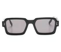 Eckige Sonnenbrille mit Logo