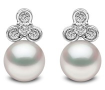 18kt Trend Weißgoldohrringe mit Diamanten