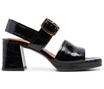 Plateau-Sandalen 75mm