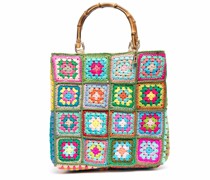 Handtasche mit blumigem Muster