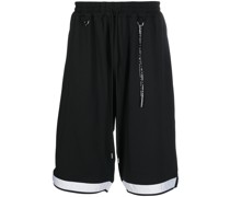 Joggingshorts aus Logo-Jacquard