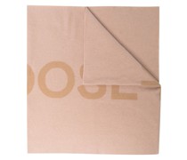 Schal mit Logo-Stickerei