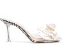 Mules mit Blumenapplikation