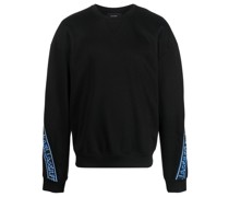 Sweatshirt mit Logo-Streifen