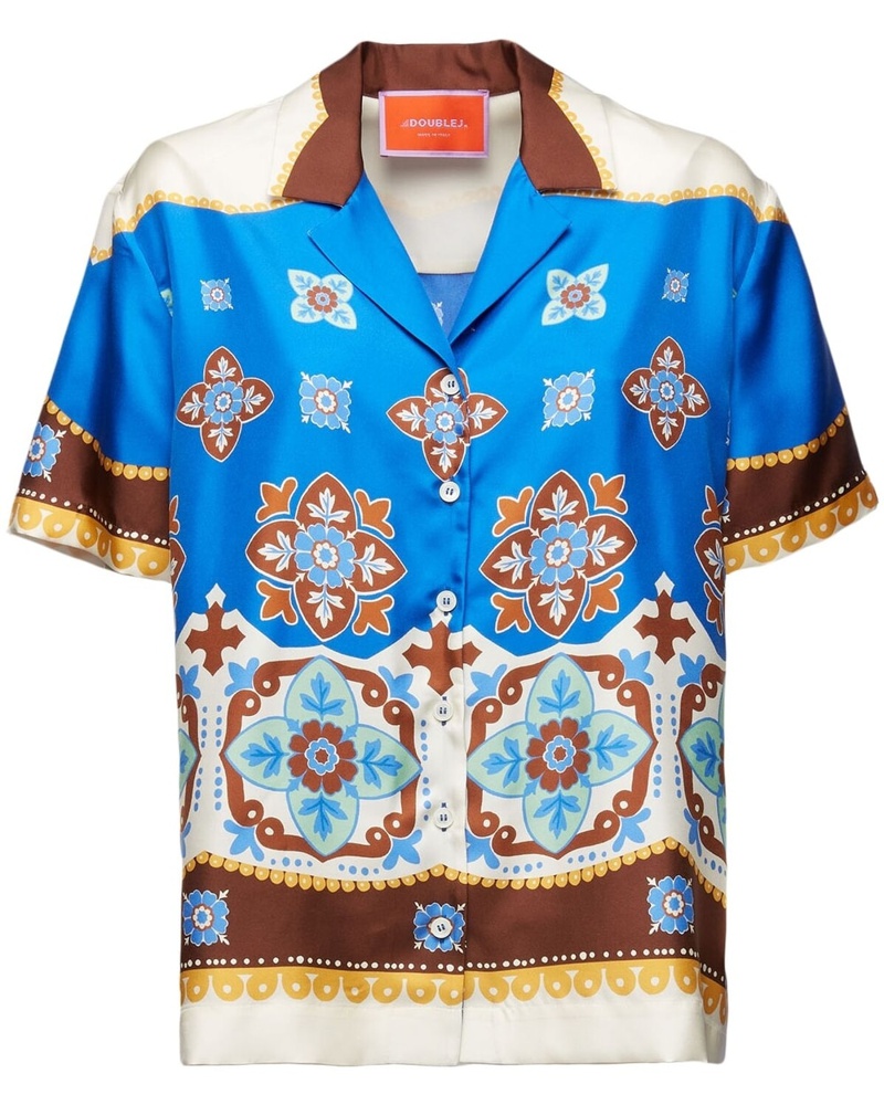 La DoubleJ Damen Cortile Hemd mit Print