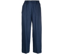 Leinenhose mit weitem Bein