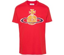 T-Shirt mit Orb-Logo-Print