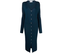 Geripptes Maxikleid