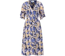 Ausgestelltes Kleid mit Blumen-Print