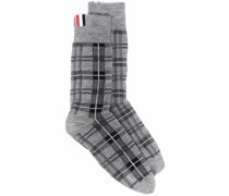 Jacquard-Socken mit Schottenkaro