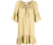 Ausgestelltes Seidenkleid