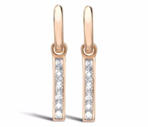 18kt rose gold RockChic diamond earrings