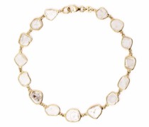 18kt Gelbgoldarmband mit Diamanten
