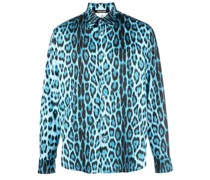jaguar print cotton shirt