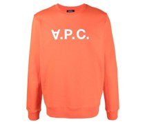 A.P.C. Sweatshirt mit Logo-Print
