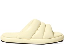 Arc leather slides