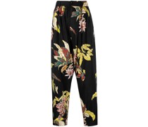 Hose mit Blumen-Print