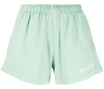 Shorts mit Logo-Stickerei