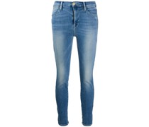 Skinny-Jeans mit tiefer Taille