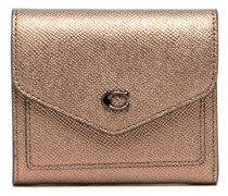 Portemonnaie im Metallic-Look