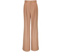 Ausgestellte Bundfaltenhose