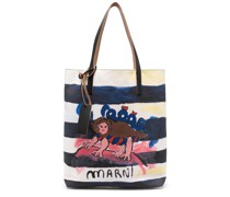 Shopper mit grafischem Print