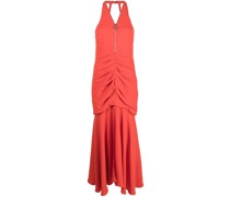 Maxikleid mit Raffungen