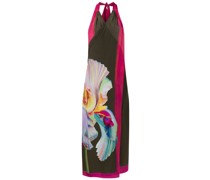 Seidenkleid mit floralem Print
