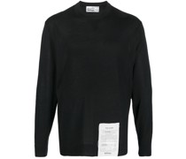 logo patch cashmere Pullover