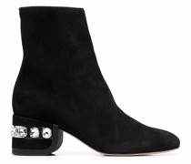 JJ Stiefeletten mit Kristallen 55mm