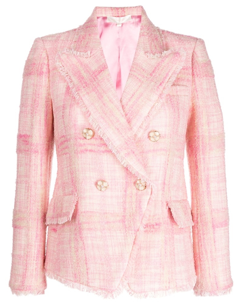 LoveShackFancy Damen Denison Tweed-Blazer