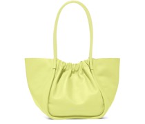 large ruched tote