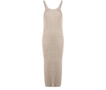 Midikleid aus geripptem Strick