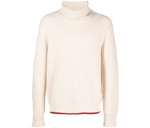 Gerippter Rollkragenpullover