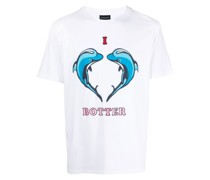 logo-print organic cotton T-shirt