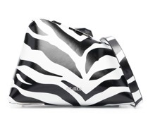 Clutch mit Logo-Print