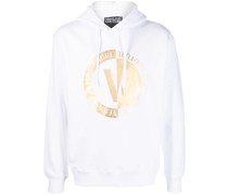 Hoodie mit Metallic-Logo